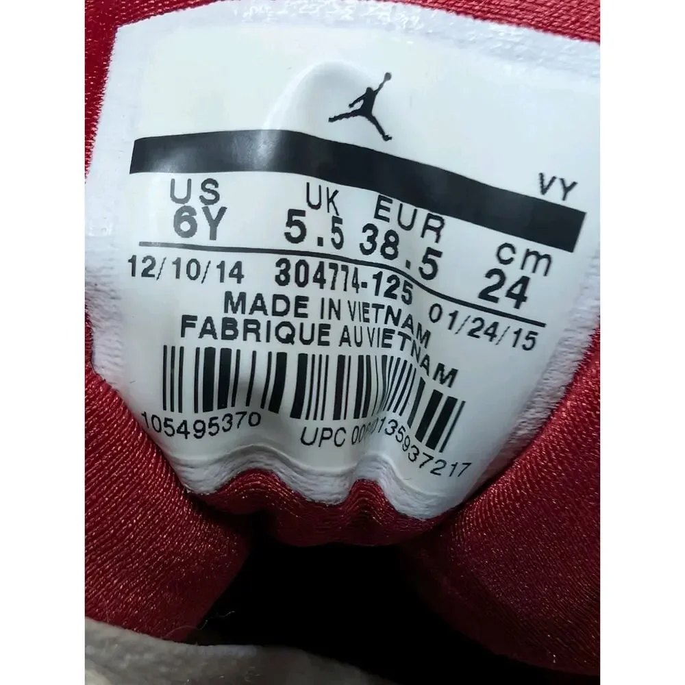 Jordan 7 Retro High Hare Boys 6Y (GS) Women's 7.5 Basketball Sneaker Shoes